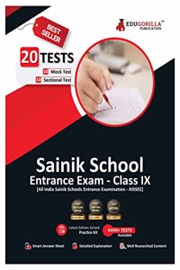 Sainik School Entrance Exam Class IX Book 2023 - 10 Mock Tests and 10 Sectional Tests (1800 Solved Objective Questions) with Free Access to Online Tests