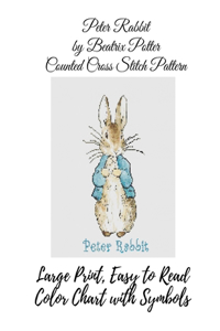 Peter Rabbit by Beatrix Potter Counted Cross Stitch Pattern