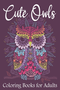 Cute Owls Coloring Book For Adults