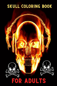 Skull coloring book for adults