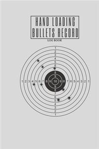 Hand Loading Bullets Record Log Look