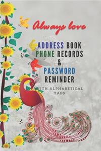 Always Love - Address Book Phone Record & Password Reminder