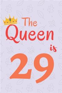 The Queen is 29