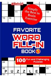 FAVORITE WORD FILL-IN Book 5