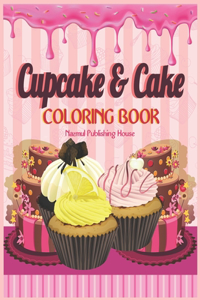 Cupcake and Cake Coloring Book