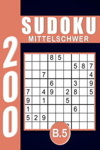 Sudoku Erwachsene Mittelschwer Band 5