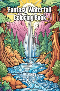 Fantasy Waterfall Coloring Book