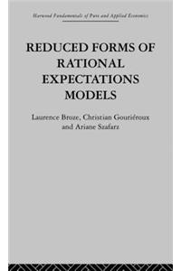 Reduced Forms of Rational Expectations Models