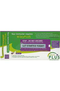 WileyPlus Stand-Alone to Accompany Applied Statistics and Probability for Engineers