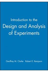 Introduction to the Design and Analysis of Experiments