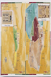 New Abingdon Map Jerusalem - Old Testament/new Testament Comparison