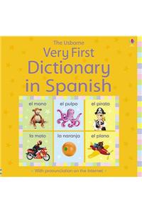 Usborne Very First Dictionary in Spanish
