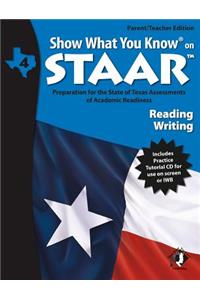 Swyk on Staar Reading/Writing Gr 4, Parent/Teacher Edition