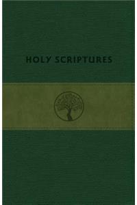 Tlv Personal Size Giant Print Reference, Holy Scriptures, Grove/Olive Leathertouch