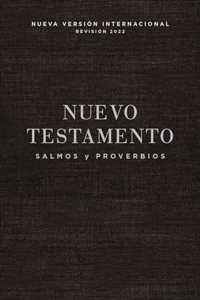 Nvi, Nuevo Testamento de Bolsillo, Con Salmos Y Proverbios, Tapa Rústica, Negro