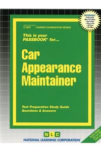 Car Appearance Maintainer