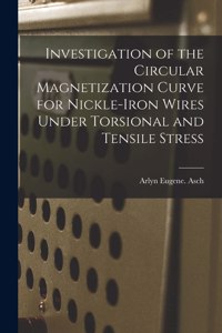 Investigation of the Circular Magnetization Curve for Nickle-iron Wires Under Torsional and Tensile Stress