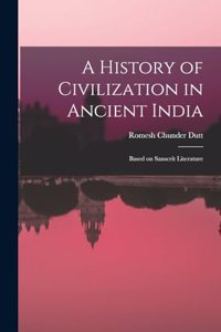 History of Civilization in Ancient India