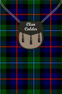 Clan Calder Tartan Journal/Notebook