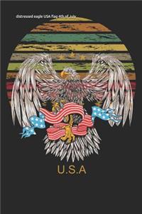 distressed eagle USA flag 4th of July
