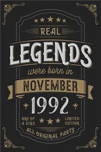 Real Legends were born in November 1992