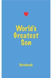 World's Greatest Son Notebook