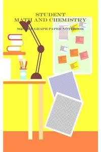 Student Math and Chemistry Square Graph Paper Notebook