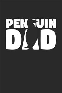 Penguin Journal - Penguin Dad Penguin Notebook - Gift for Animal Lovers