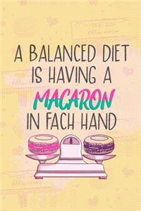 A Balanced Diet Is Having a Macaron in Fach Hand