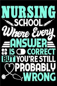 Nursing School Where every Answer is correct but you're still wrong