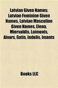 Latvian Given Names