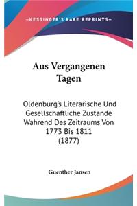 Aus Vergangenen Tagen