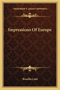 Impressions of Europe
