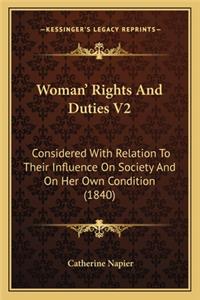 Woman' Rights and Duties V2