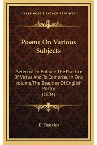Poems on Various Subjects