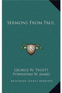 Sermons From Paul