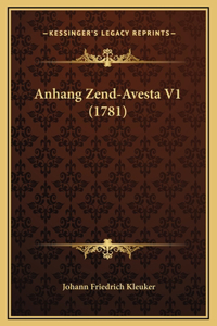 Anhang Zend-Avesta V1 (1781)