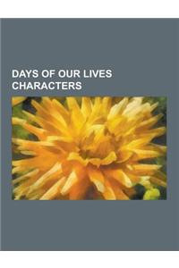 Days of Our Lives Characters: Minor Characters of Days of Our Lives, List of Current Days of Our Lives Characters, Marlena Evans, Jack Deveraux and