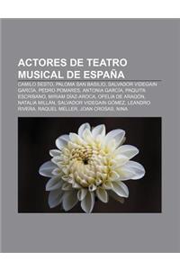 Actores de Teatro Musical de Espana