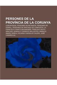 Persones de La Provincia de La Corunya