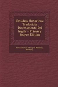 Estudios Historicos
