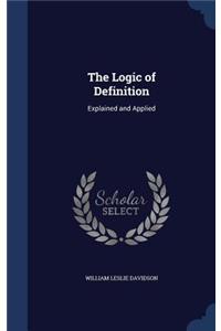 The Logic of Definition