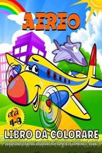Aeroplani Libro Da Colorare