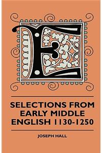 Selections From Early Middle English 1130-1250
