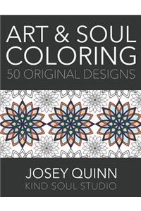 50 Original Art & Soul Coloring Designs
