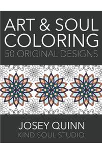 50 Original Art & Soul Coloring Designs