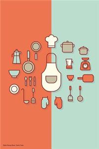 Blank Recipe Book: Chef's Tools