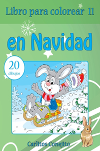 Libro para colorear en Navidad