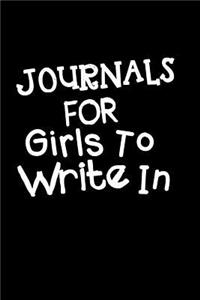 Journals For Girls To Write In