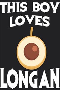This Boy Loves Longan Notebook